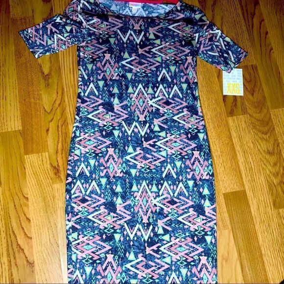 LuLaRoe Julia Dress  - Picture 1 of 7